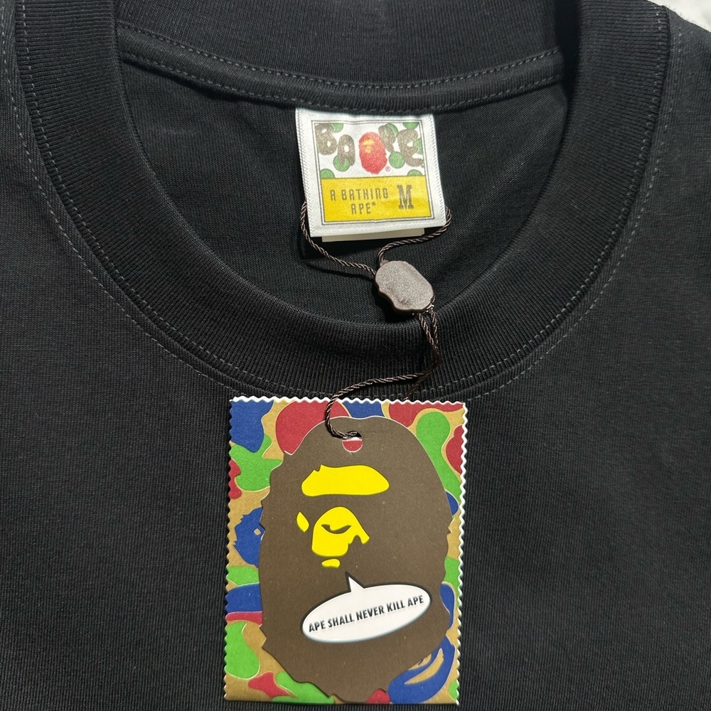 BAPE Blue Camo Big Ape Head Tee ‘Black’ - Picture 6 of 6